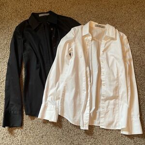 Two Women’s size small The Limited button up blouses